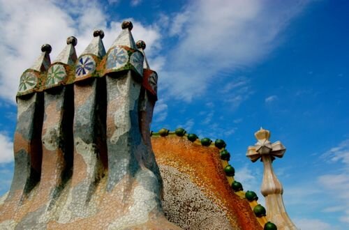 Barcelona, Spain - Casa Batllo by Gaudi - Barcelona Airport car hire