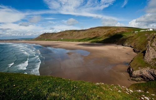 Cardiff, UK - Rhossili Bay - Wales car hire