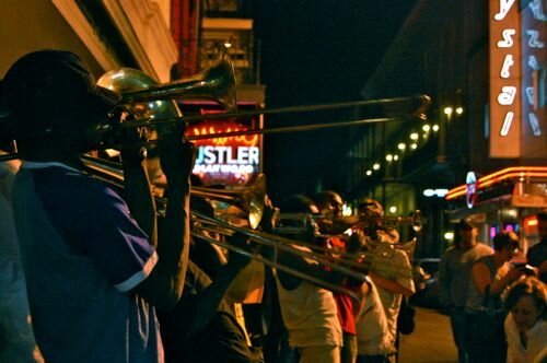 New Orleans, USA - Spirit Brass Band on Bourbon - New Orleans Airport car hire