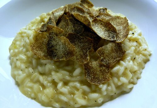 Piedmont, Italy - Alba truffle risotto - Turin Airport car hire